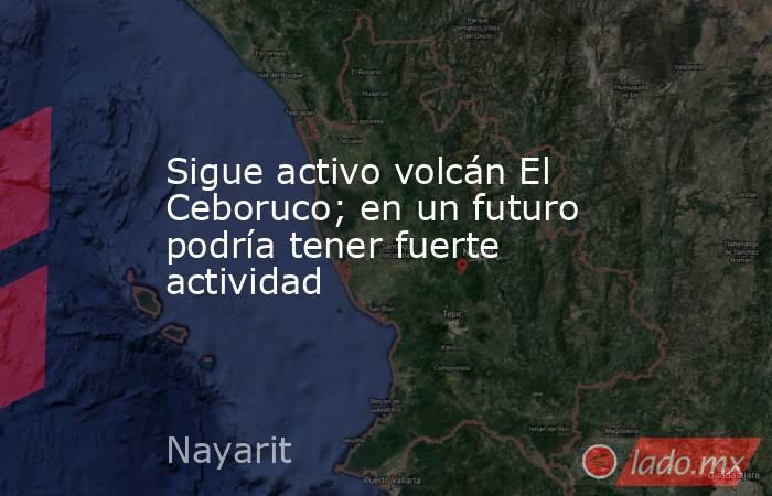 Sigue activo volcán El Ceboruco; en un futuro podría tener fuerte actividad. Noticias en tiempo real