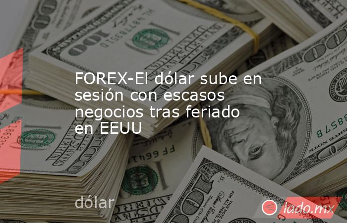 FOREX-El dólar sube en sesión con escasos negocios tras feriado en EEUU. Noticias en tiempo real