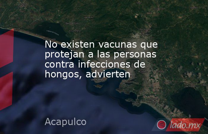 No existen vacunas que protejan a las personas contra infecciones de hongos, advierten. Noticias en tiempo real