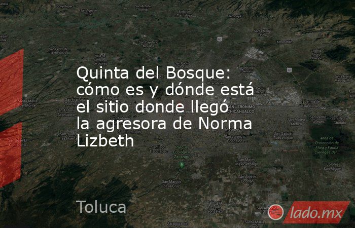 Quinta del Bosque: cómo es y dónde está el sitio donde llegó la agresora de Norma Lizbeth. Noticias en tiempo real