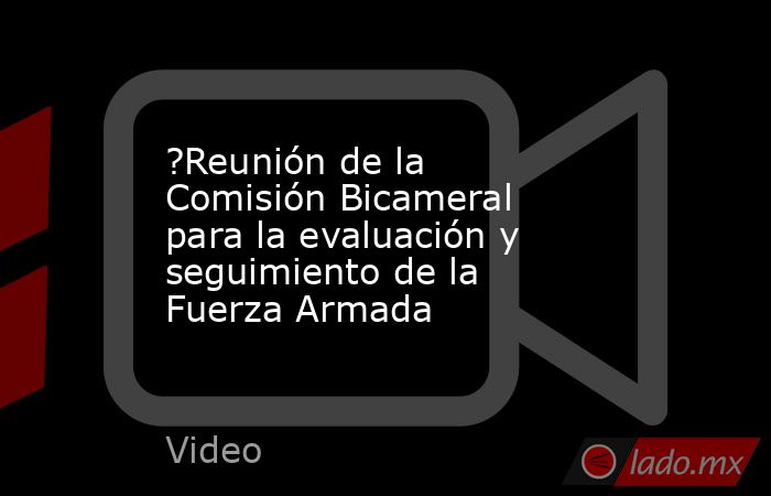 ?Reunión de la Comisión Bicameral para la evaluación y seguimiento de la Fuerza Armada. Noticias en tiempo real