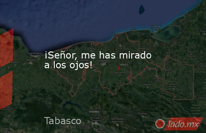 ¡Señor, me has mirado a los ojos!. Noticias en tiempo real