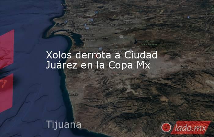 Xolos derrota a Ciudad Juárez en la Copa Mx. Noticias en tiempo real