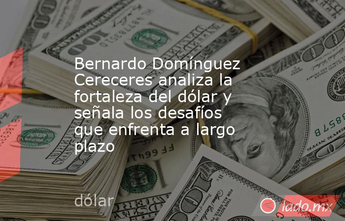 Bernardo Domínguez Cereceres analiza la fortaleza del dólar y señala los desafíos que enfrenta a largo plazo. Noticias en tiempo real