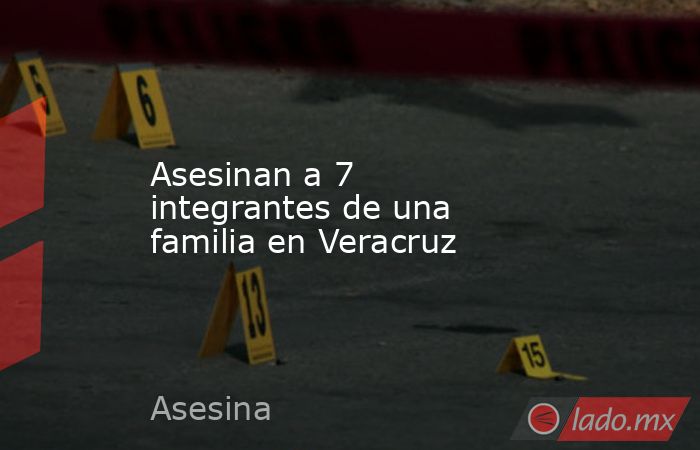 Asesinan a 7 integrantes de una familia en Veracruz. Noticias en tiempo real