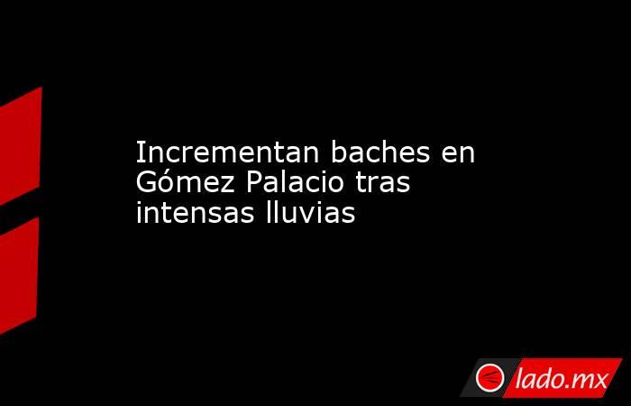 Incrementan baches en Gómez Palacio tras intensas lluvias
. Noticias en tiempo real