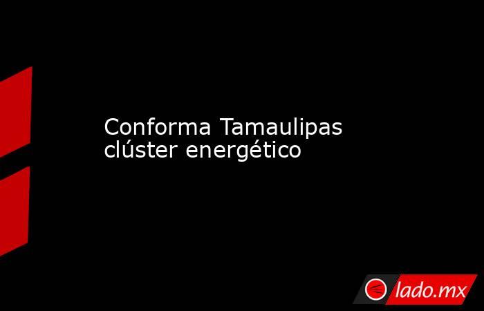 Conforma Tamaulipas clúster energético. Noticias en tiempo real