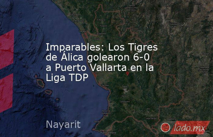 Imparables: Los Tigres de Álica golearon 6-0 a Puerto Vallarta en la Liga TDP. Noticias en tiempo real