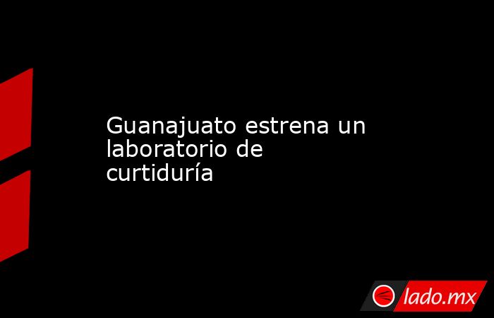 Guanajuato estrena un laboratorio de curtiduría. Noticias en tiempo real