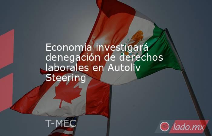 Economía investigará denegación de derechos laborales en Autoliv Steering. Noticias en tiempo real