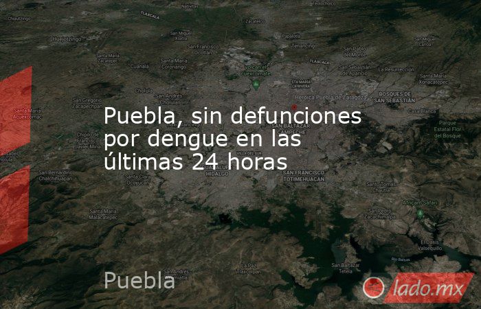Puebla, sin defunciones por dengue en las últimas 24 horas. Noticias en tiempo real