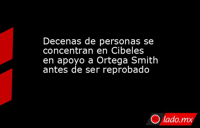 Decenas de personas se concentran en Cibeles en apoyo a Ortega Smith ...