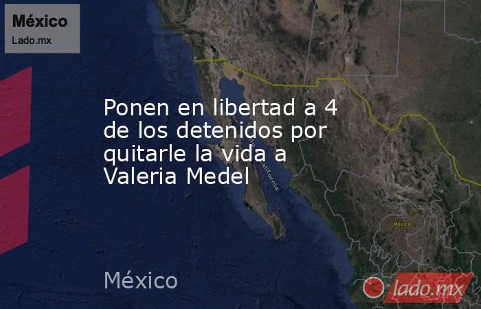 Ponen en libertad a 4 de los detenidos por quitarle la vida a Valeria Medel. Noticias en tiempo real