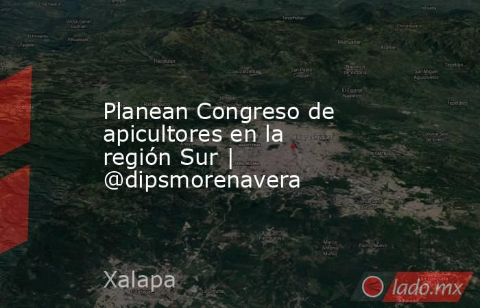 Planean Congreso de apicultores en la región Sur | @dipsmorenavera. Noticias en tiempo real