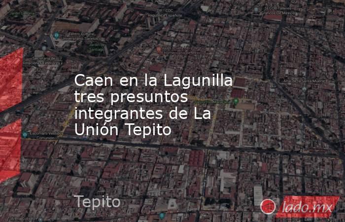 Caen en la Lagunilla tres presuntos integrantes de La Unión Tepito. Noticias en tiempo real