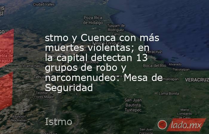 stmo y Cuenca con más muertes violentas; en la capital detectan 13 grupos de robo y narcomenudeo: Mesa de Seguridad. Noticias en tiempo real