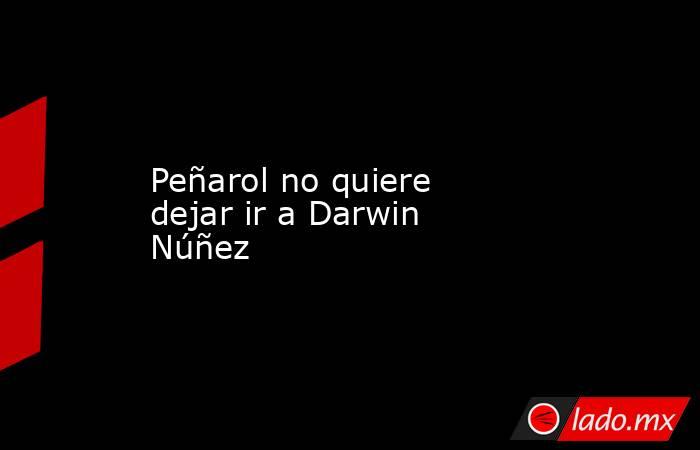 Peñarol no quiere dejar ir a Darwin Núñez. Noticias en tiempo real