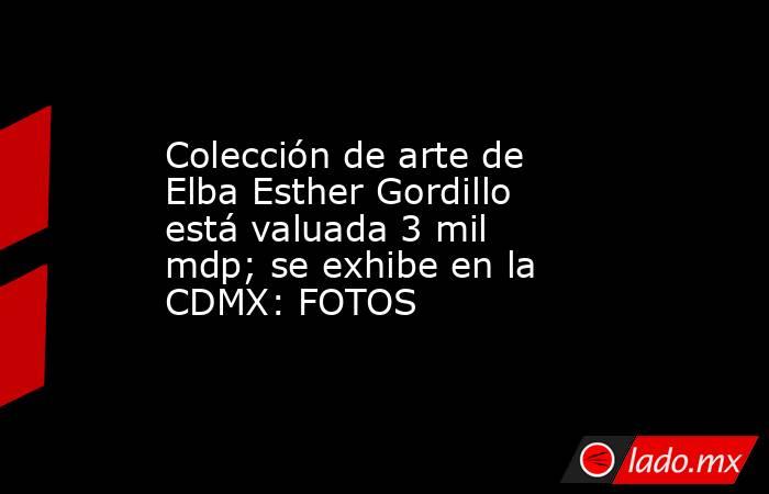 Colección de arte de Elba Esther Gordillo está valuada 3 mil mdp; se exhibe en la CDMX: FOTOS. Noticias en tiempo real