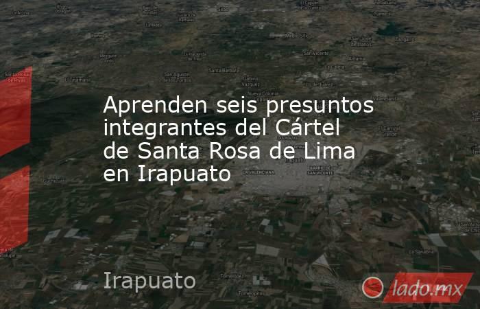 Aprenden seis presuntos integrantes del Cártel de Santa Rosa de Lima en Irapuato. Noticias en tiempo real