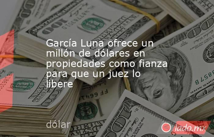 García Luna ofrece un millón de dólares en propiedades como fianza para que un juez lo libere. Noticias en tiempo real