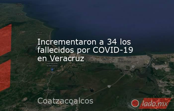 Incrementaron a 34 los fallecidos por COVID-19 en Veracruz. Noticias en tiempo real