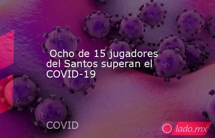  Ocho de 15 jugadores del Santos superan el COVID-19. Noticias en tiempo real