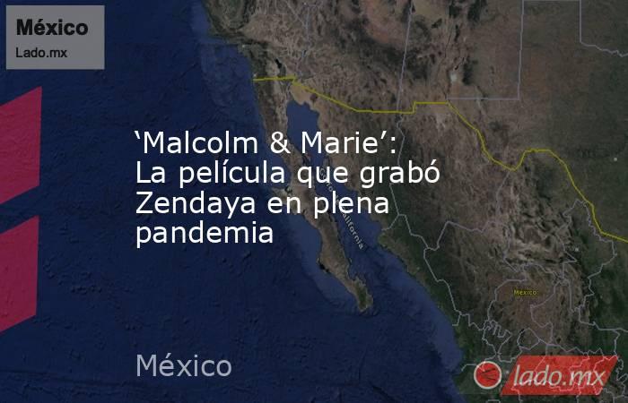 ‘Malcolm & Marie’: La película que grabó Zendaya en plena pandemia. Noticias en tiempo real
