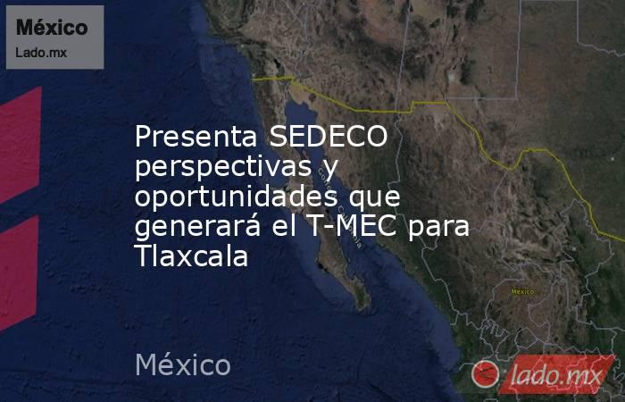 Presenta SEDECO perspectivas y oportunidades que generará el T-MEC para Tlaxcala. Noticias en tiempo real