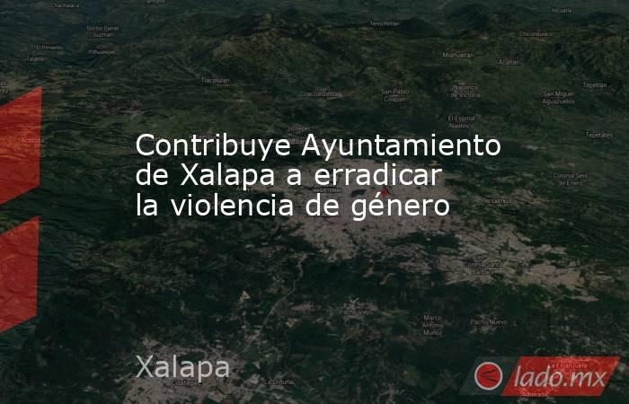 Contribuye Ayuntamiento de Xalapa a erradicar la violencia de género. Noticias en tiempo real