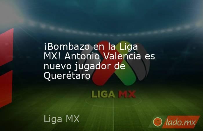 ¡Bombazo en la Liga MX! Antonio Valencia es nuevo jugador de Querétaro. Noticias en tiempo real