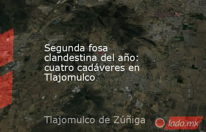 Segunda fosa clandestina del año: cuatro cadáveres en Tlajomulco. Noticias en tiempo real