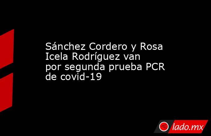Sánchez Cordero y Rosa Icela Rodríguez van por segunda prueba PCR de covid-19. Noticias en tiempo real