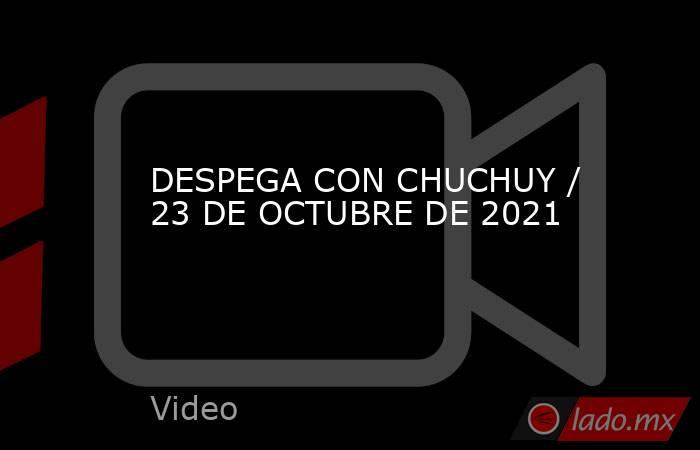 DESPEGA CON CHUCHUY / 23 DE OCTUBRE DE 2021. Noticias en tiempo real