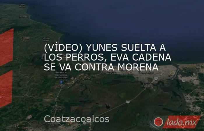 (VÍDEO) YUNES SUELTA A LOS PERROS, EVA CADENA SE VA CONTRA MORENA. Noticias en tiempo real