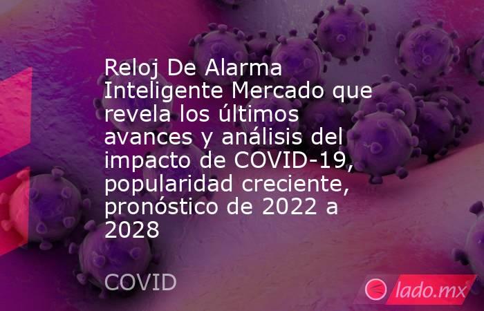 Reloj De Alarma Inteligente Mercado que revela los últimos avances y análisis del impacto de COVID-19, popularidad creciente, pronóstico de 2022 a 2028. Noticias en tiempo real